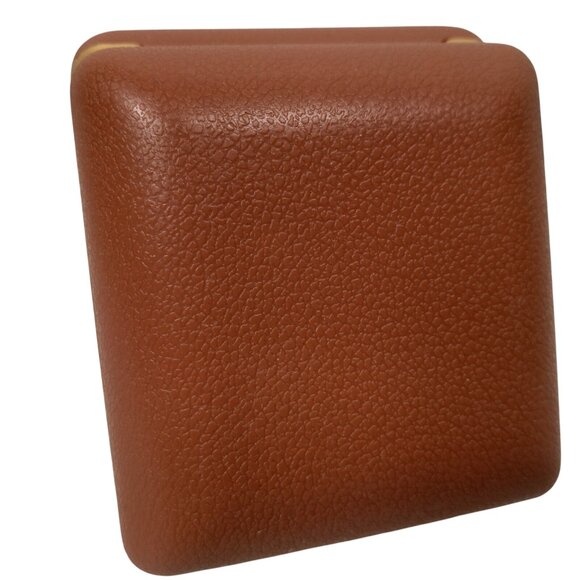 Vintage Seth Thomas Alarm Clock Travel Size Brown Foldable Plastic Case Glowing - Picture 12 of 16